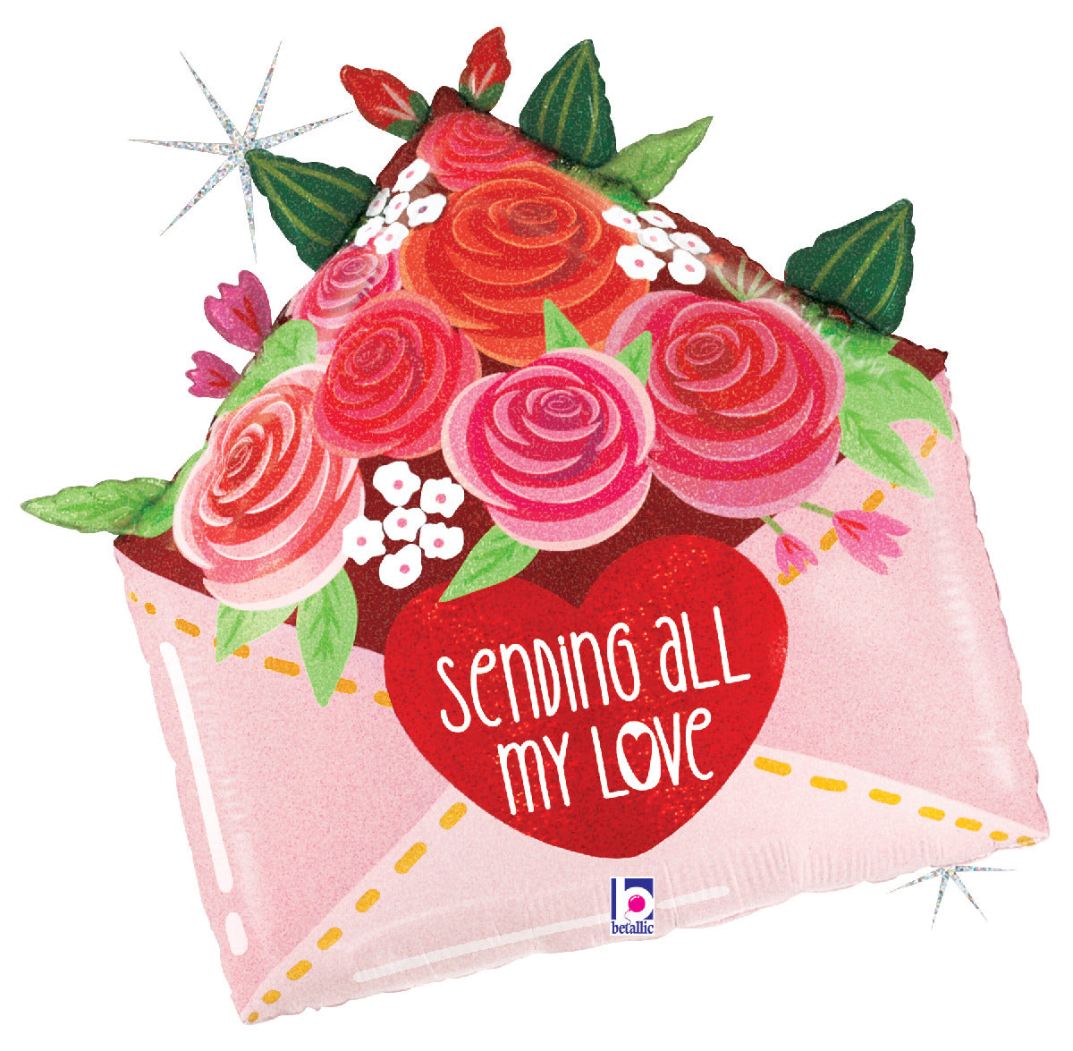 Sending Love Roses Envelope