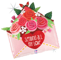 Sending Love Roses Envelope