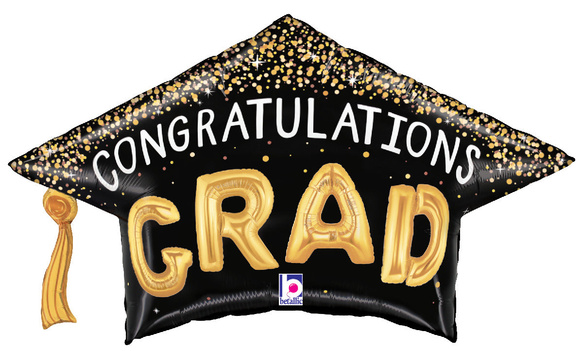 Congratulations Confetti Grad Hat