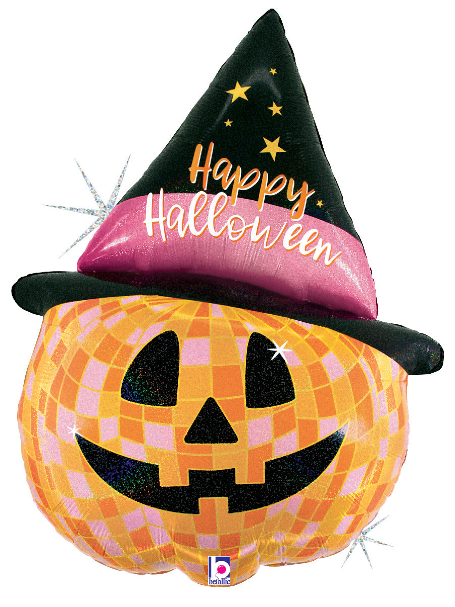 Disco Halloween Jack-O-Lantern