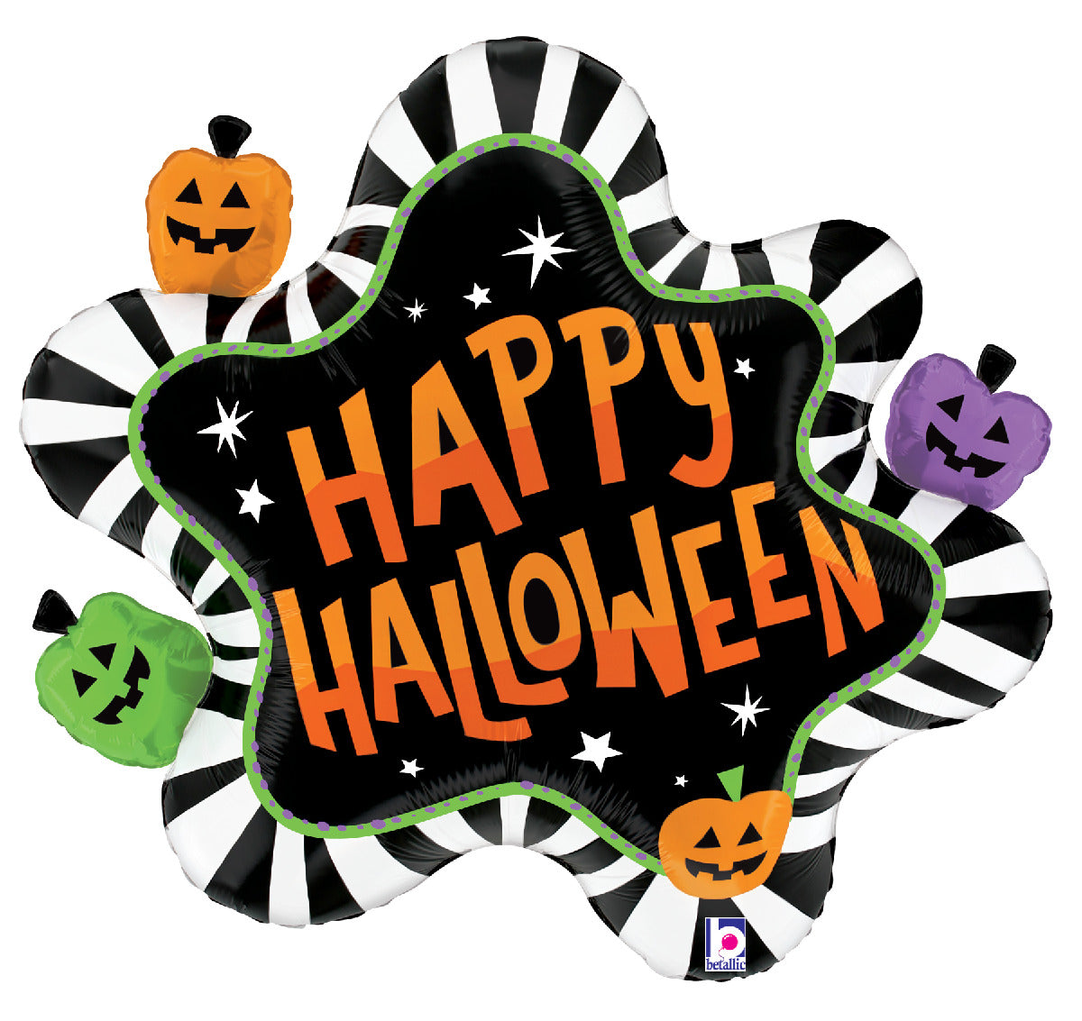 Halloween Striped Splat