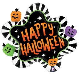 Halloween Striped Splat