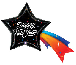 Happy New Year Shooting Star