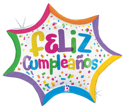 Explosión De Confeti De Cumpleaños