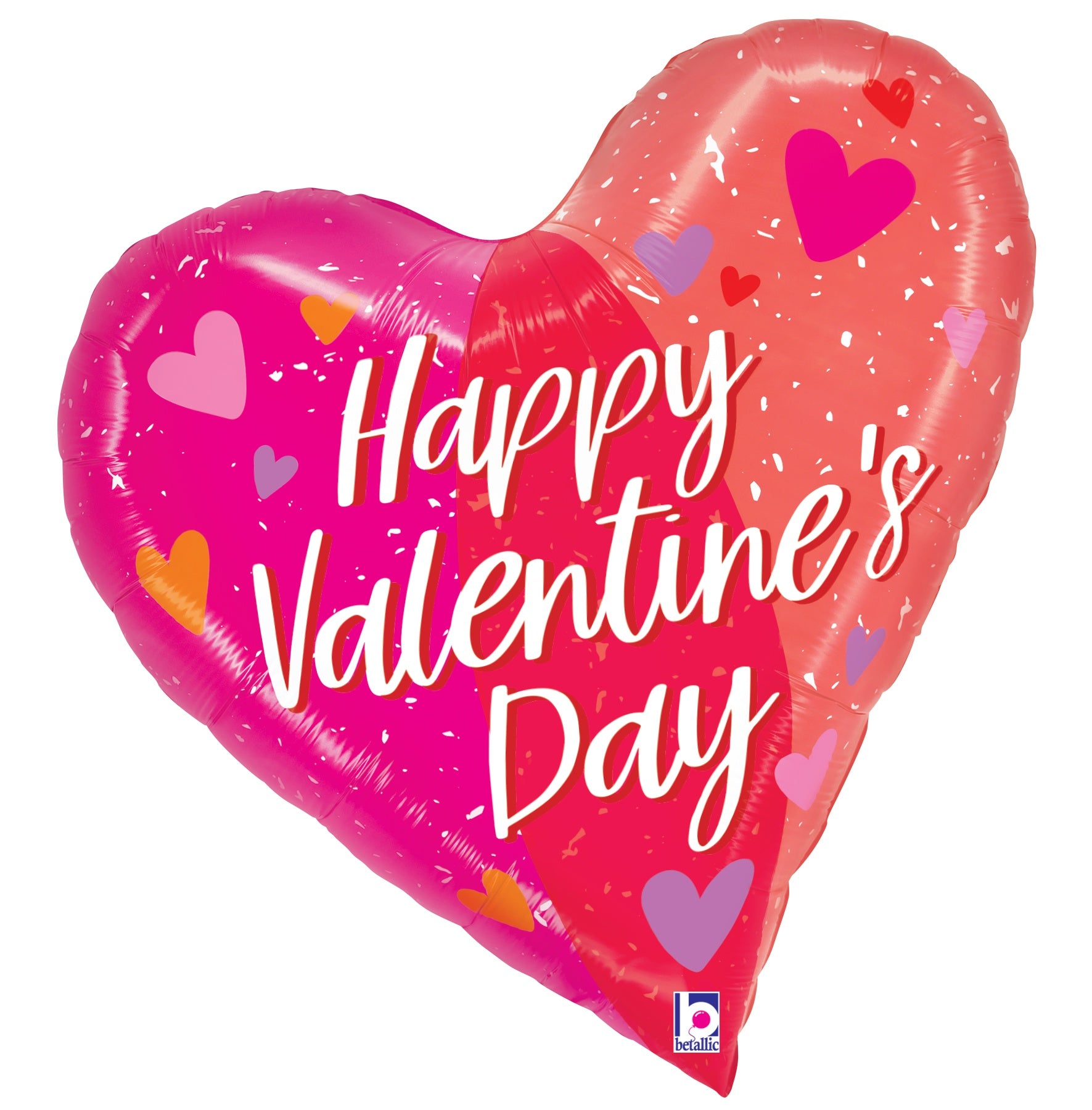 Valentine Two-Tone Playful Hearts