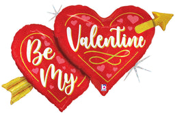 Valentine Two Hearts Arrow