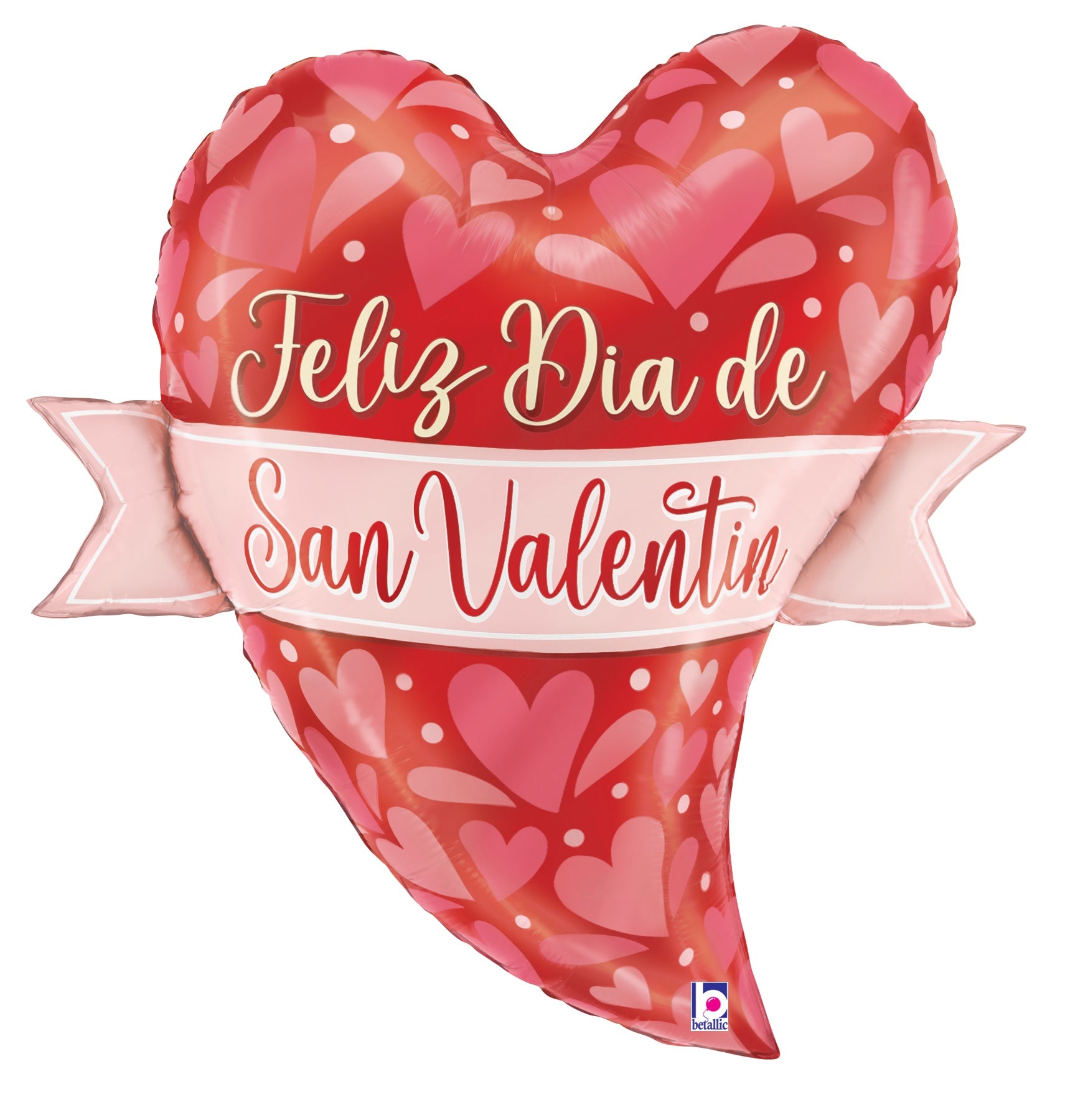 San Valentin Corazon en Bandera
