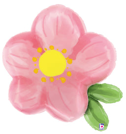 Pink Watercolor Flower