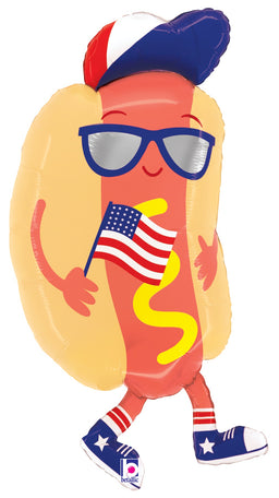 Patriotic Hot Dog