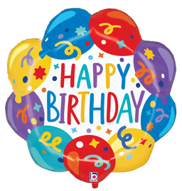 Birthday Balloon Wreath
