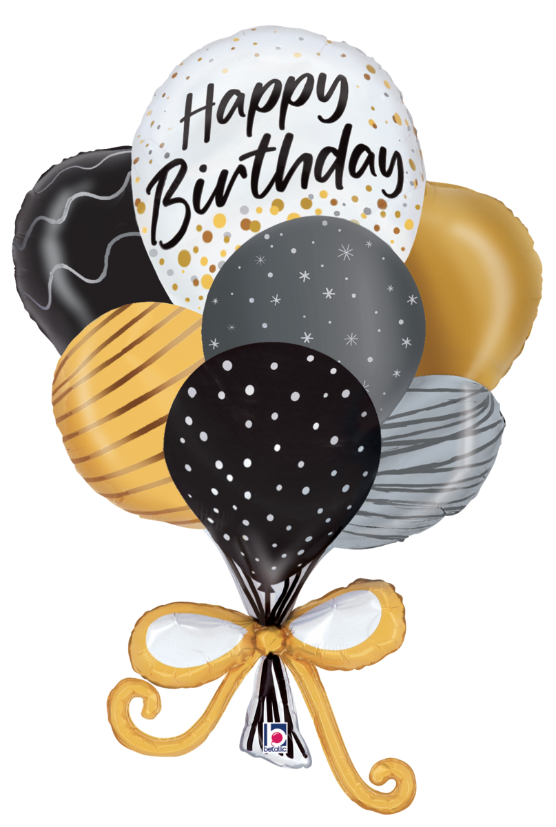 Satin Birthday Balloons