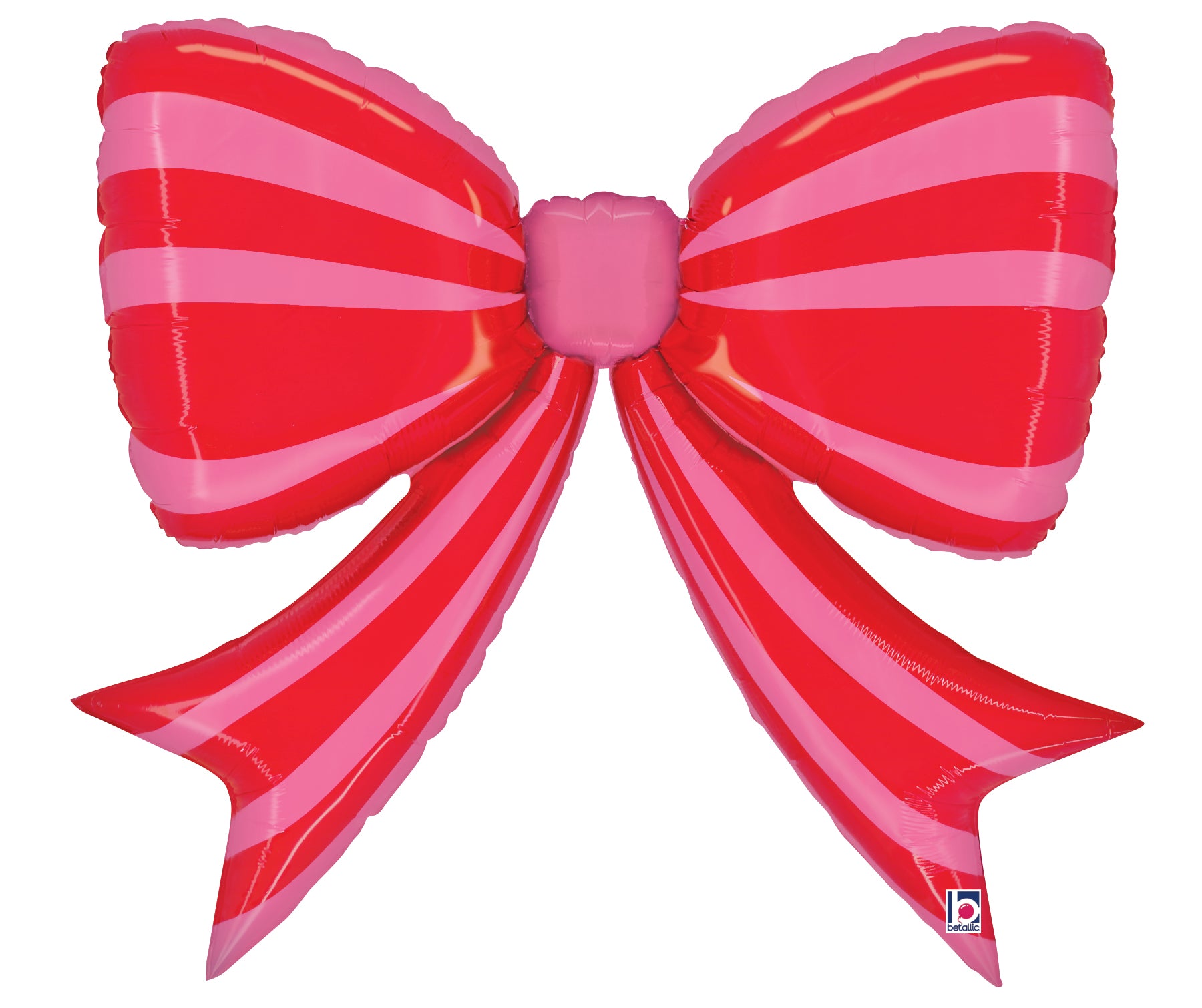Striped Red Bow