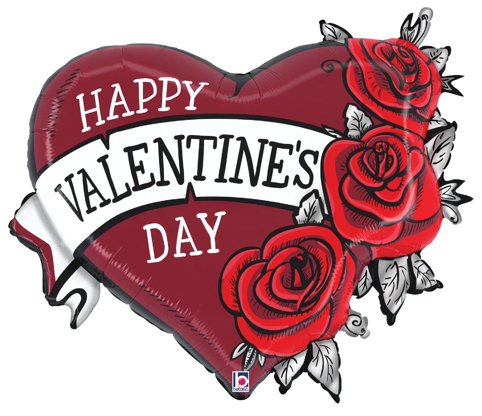 Valentine Romance Rose Heart
