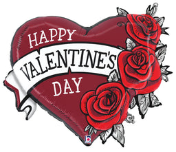 Valentine Romance Rose Heart
