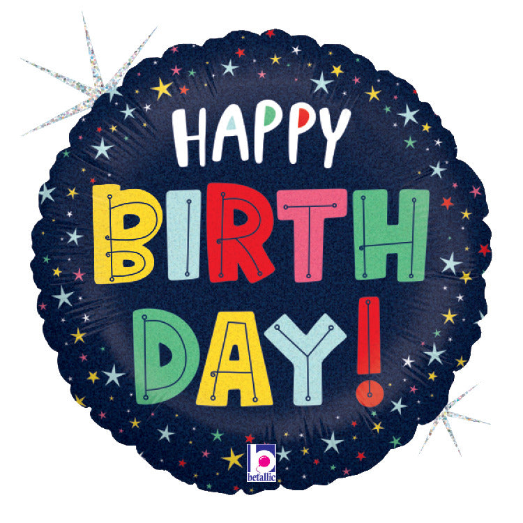 Birthday Colorful Stars