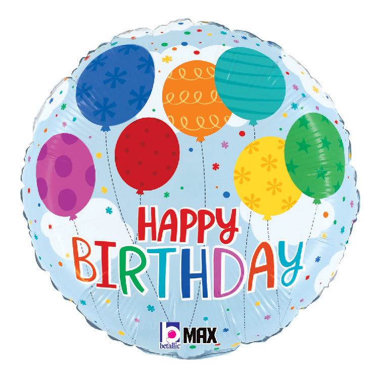 Birthday Colorful Balloons