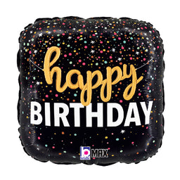Birthday Script Confetti