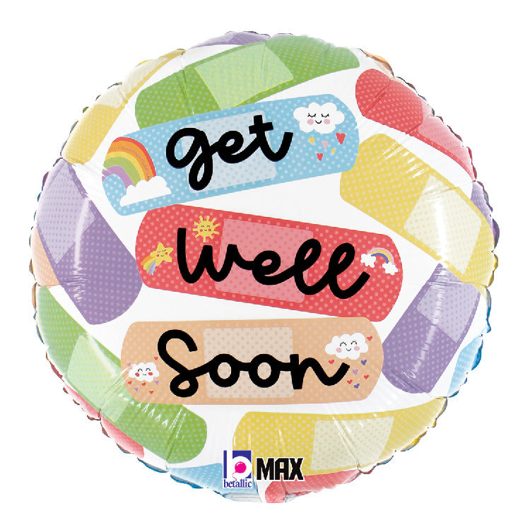 Cheerful Get Well Bandaids