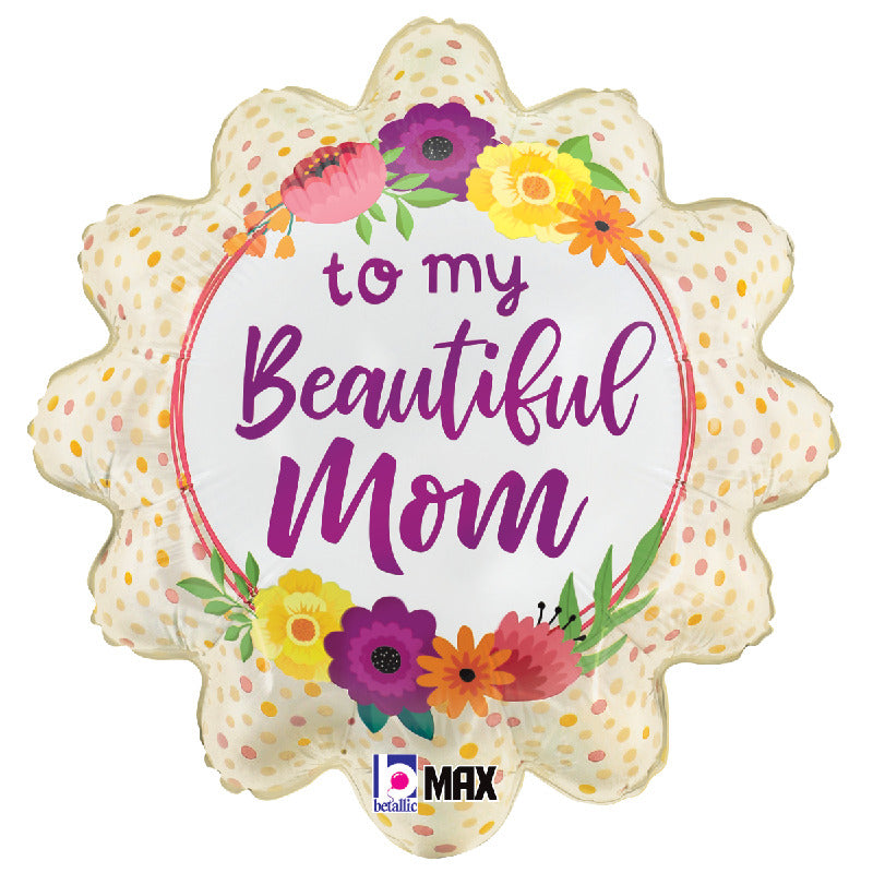 Satin Beautiful Mom Flowers