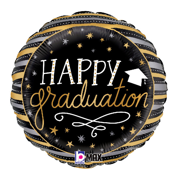 Satin Metallic Graduation Stripes
