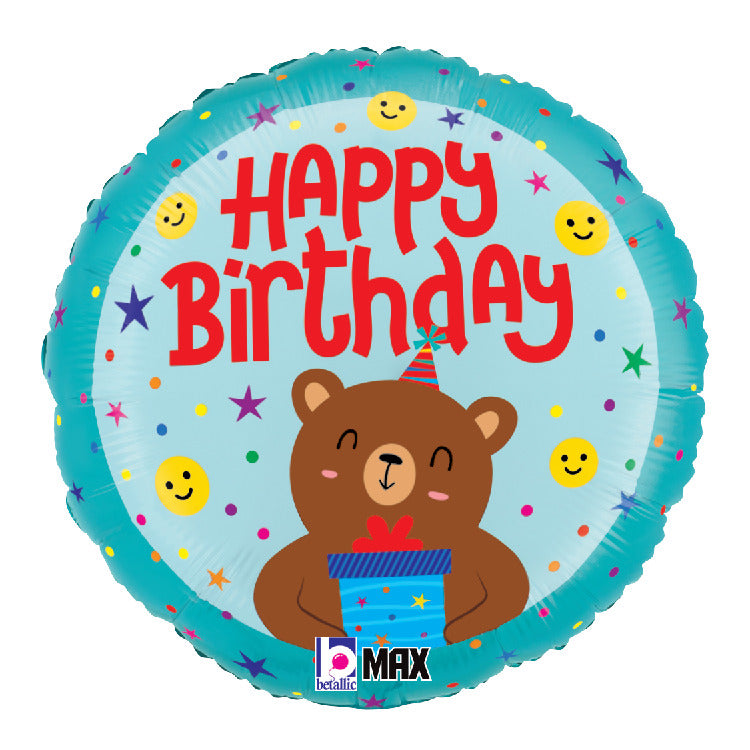 Birthday Smiley Bear