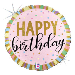 Pastel Birthday Stripes
