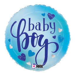 Baby Boy Blue Hearts