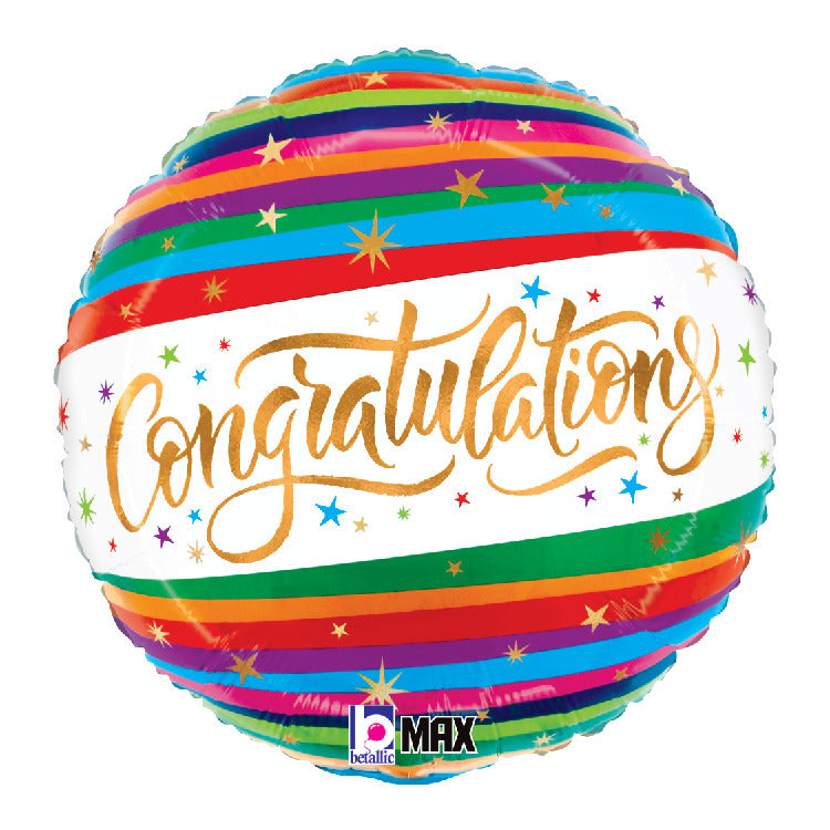 Congratulations Fun Stripes