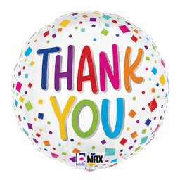Thank You Colorful Confetti