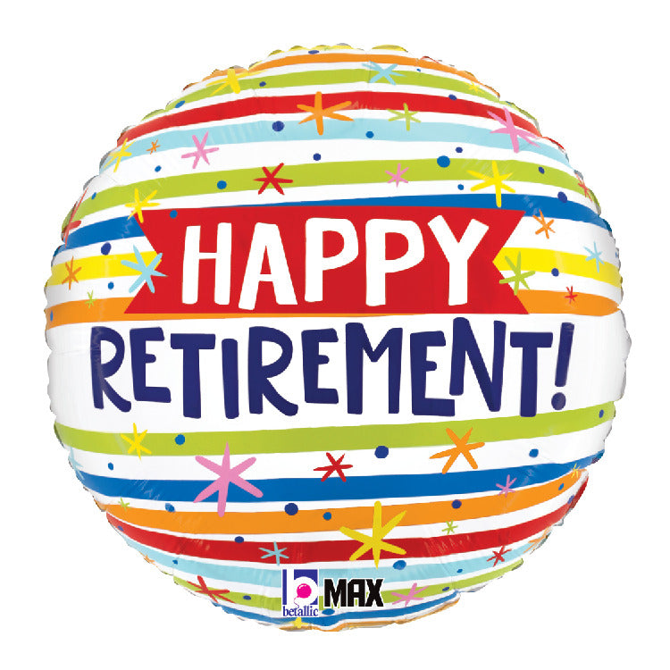 Happy Retirement Stripes