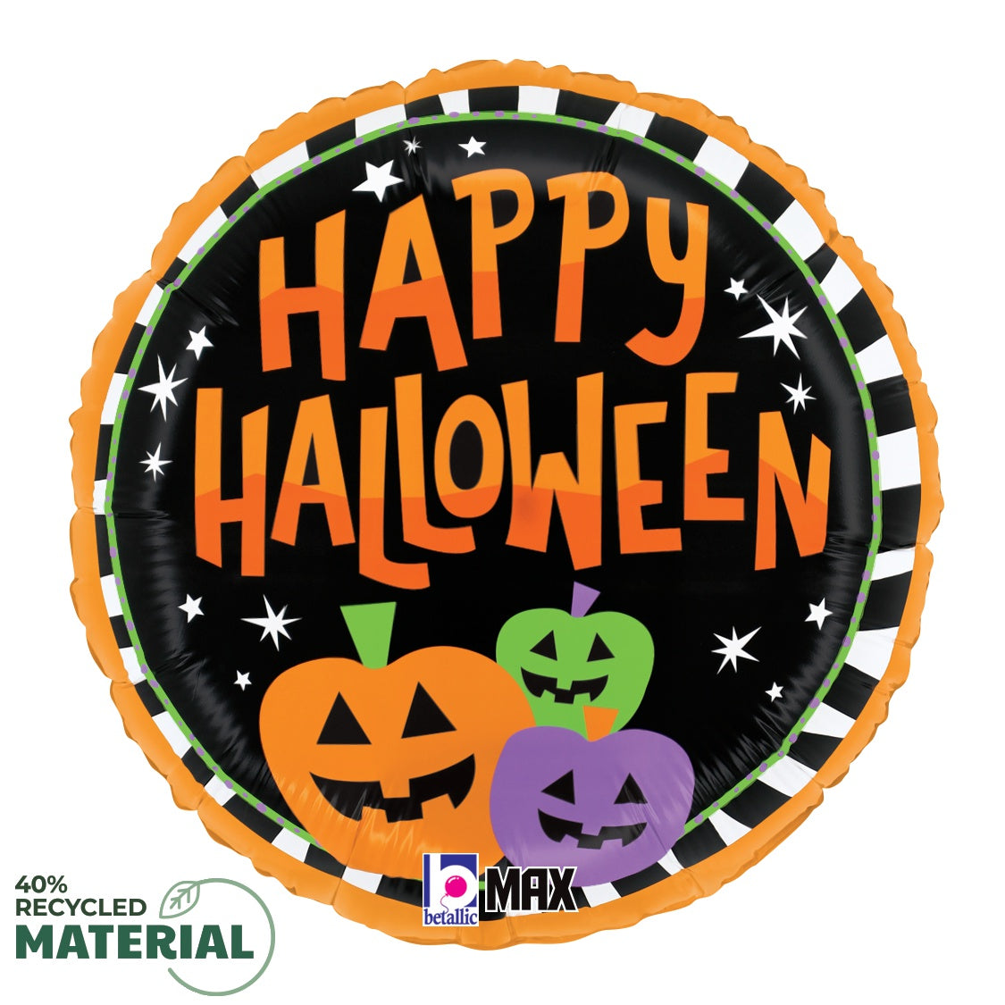 Halloween Striped Pumpkins
