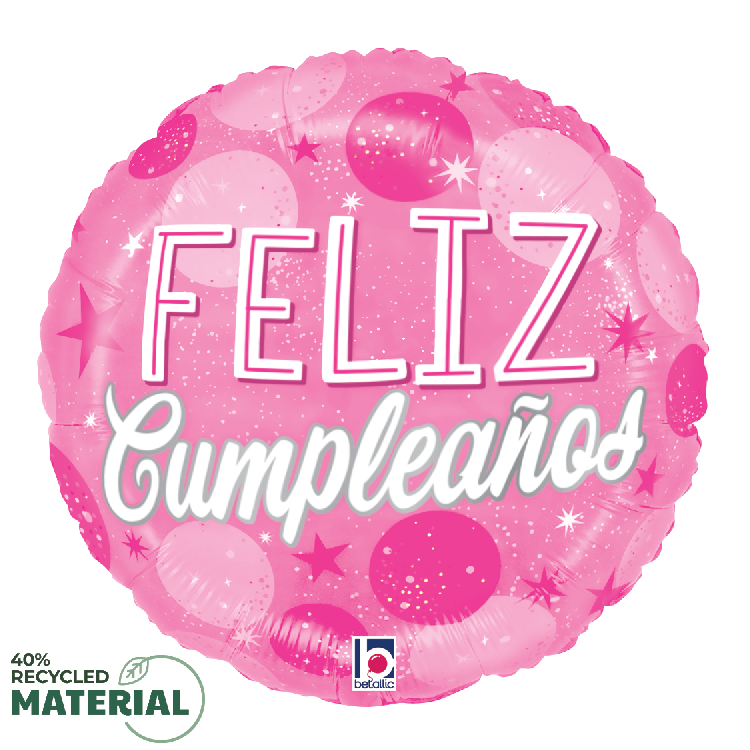 Estrellas Rosas de Cumpleaños (Pink Birthday Stars)