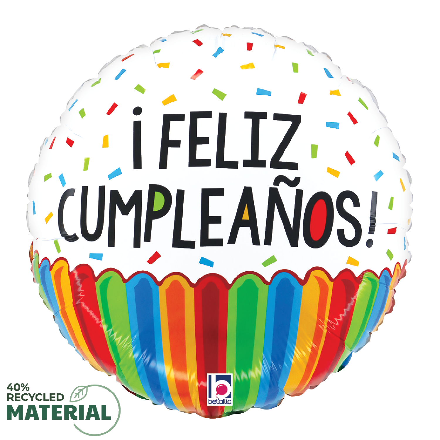 Cupcake de Cumpleaños (Birthday Cupcake Confetti)