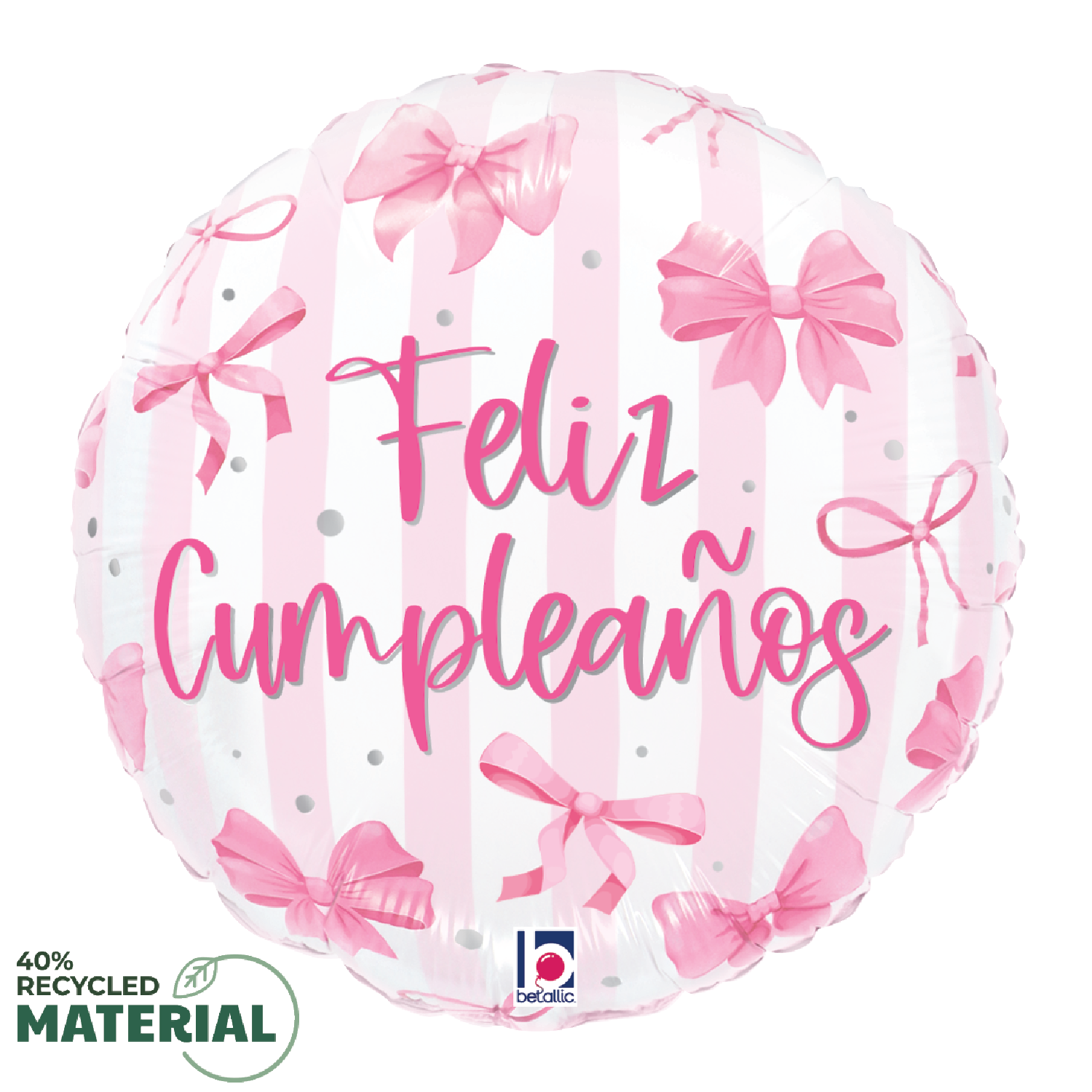 Moños Rosas de Cumpleaños (Pink Bow Birthday)