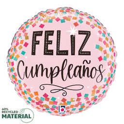 Confeti Rosado de Cumpleaños (Pink Birthday Confetti)