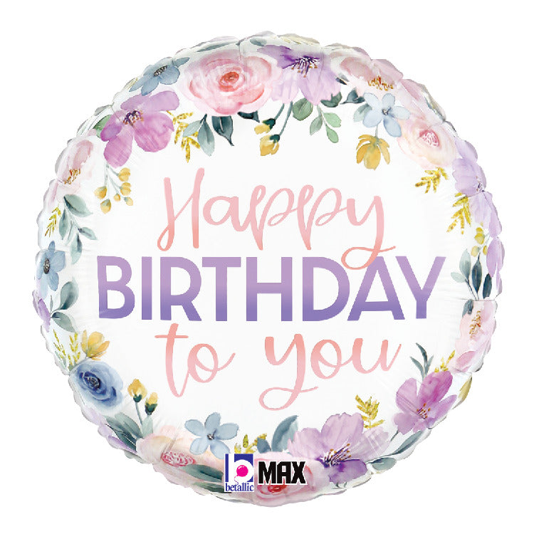 Floral Watercolor Birthday