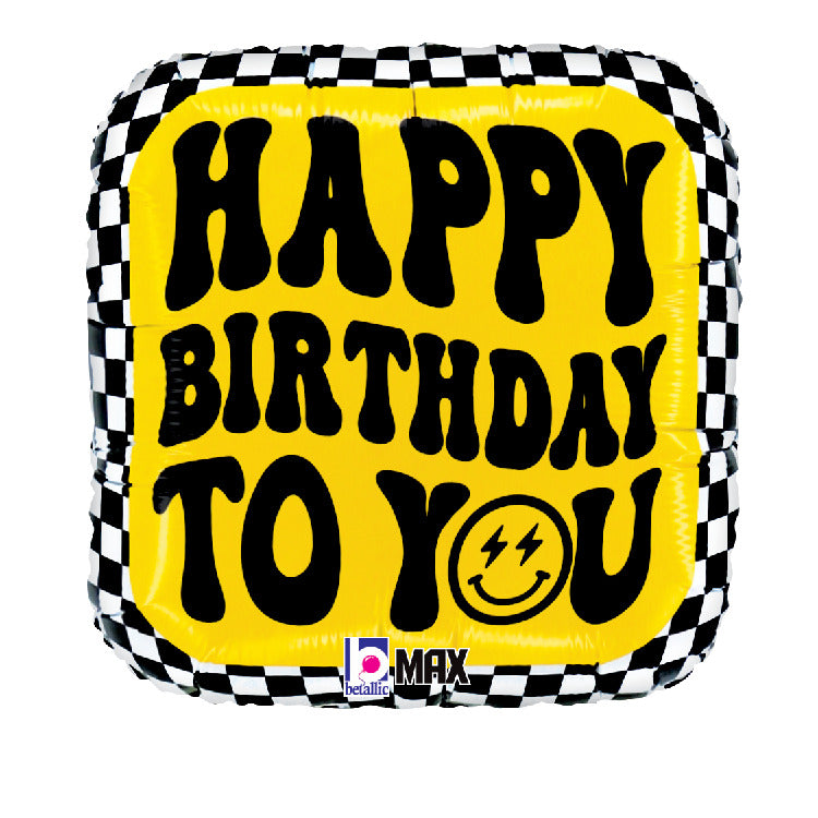 Smiley Checkerboard Birthday
