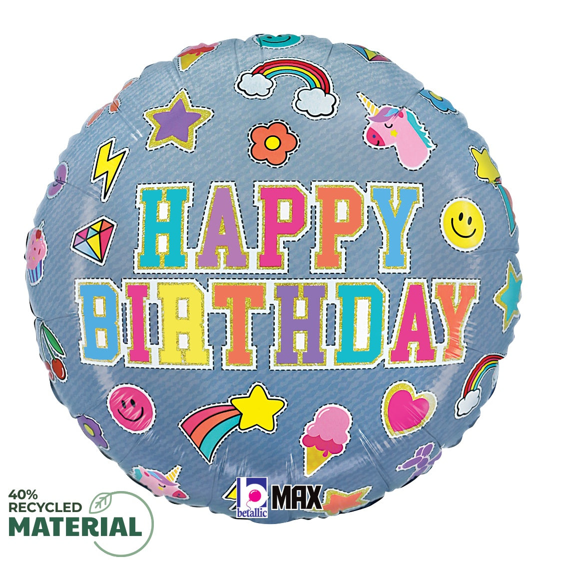 Birthday Denim Patches