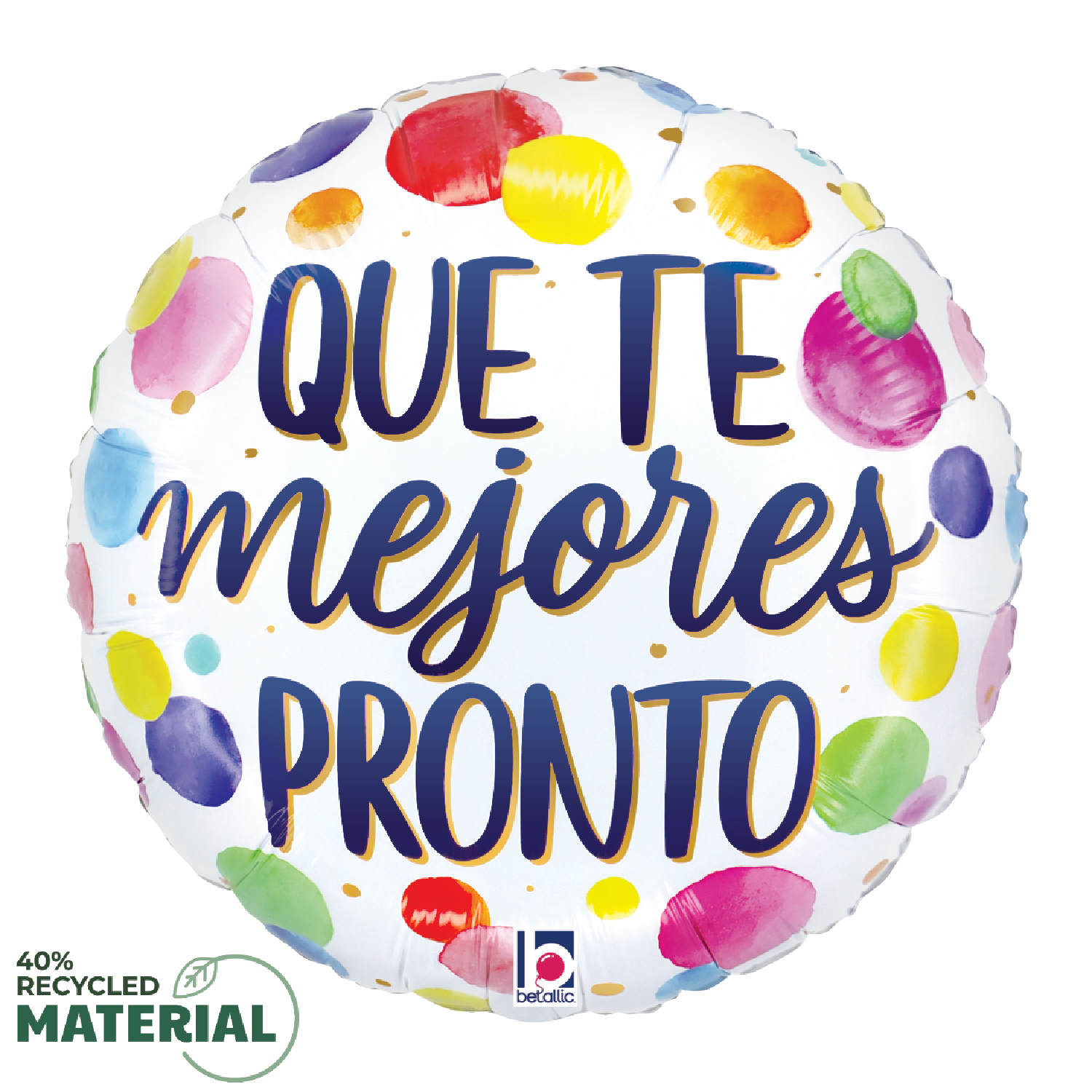 Puntos de Acuarela Que Te Mejores (Watercolor Get Well)