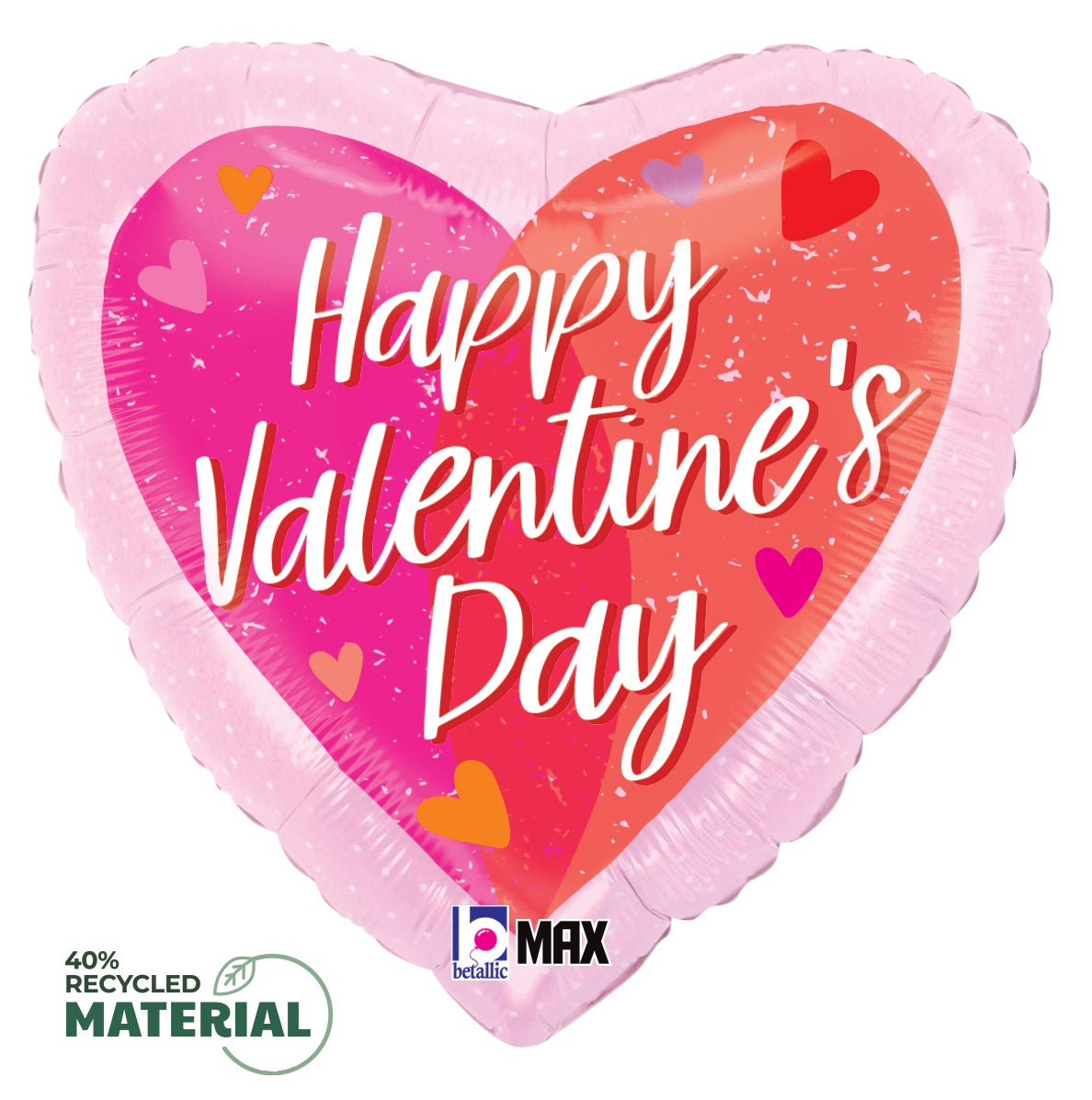 Valentine Two-Tone Playful Hearts