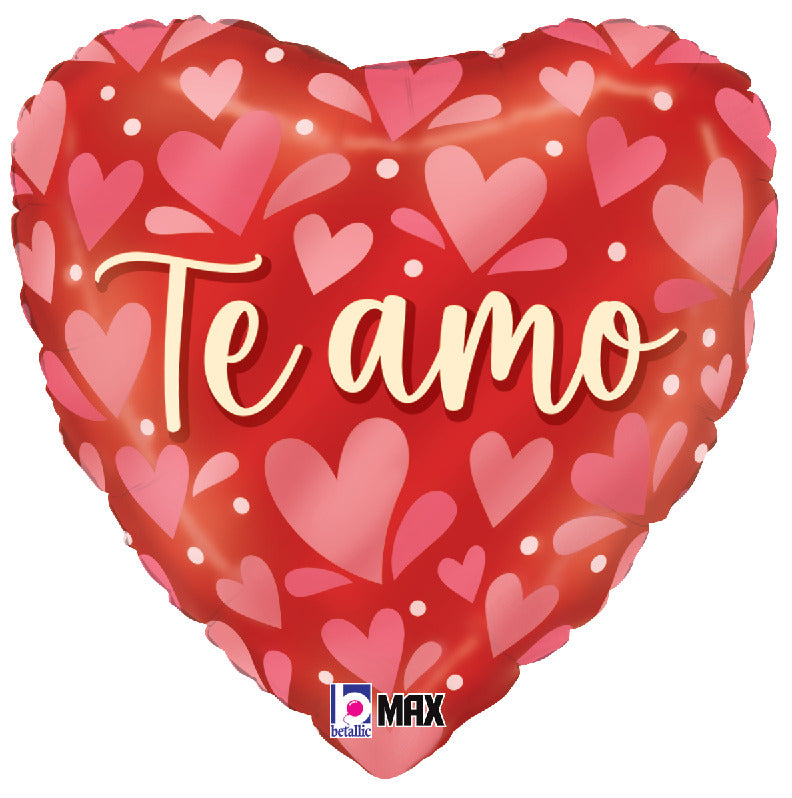 Te Amo Corazones Adornados