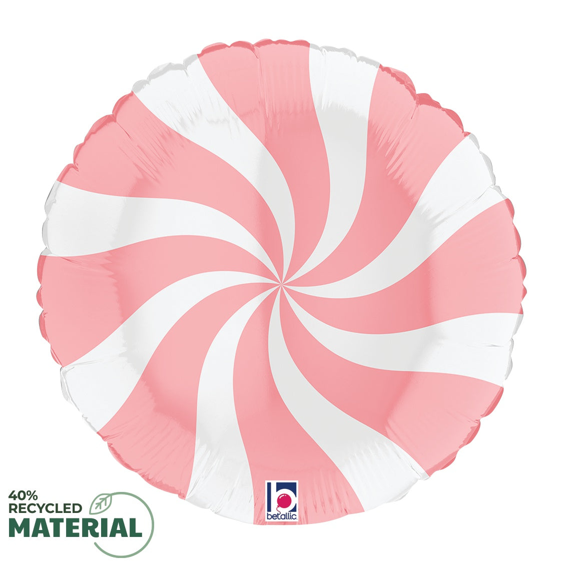 Swirly White & Matte Pink