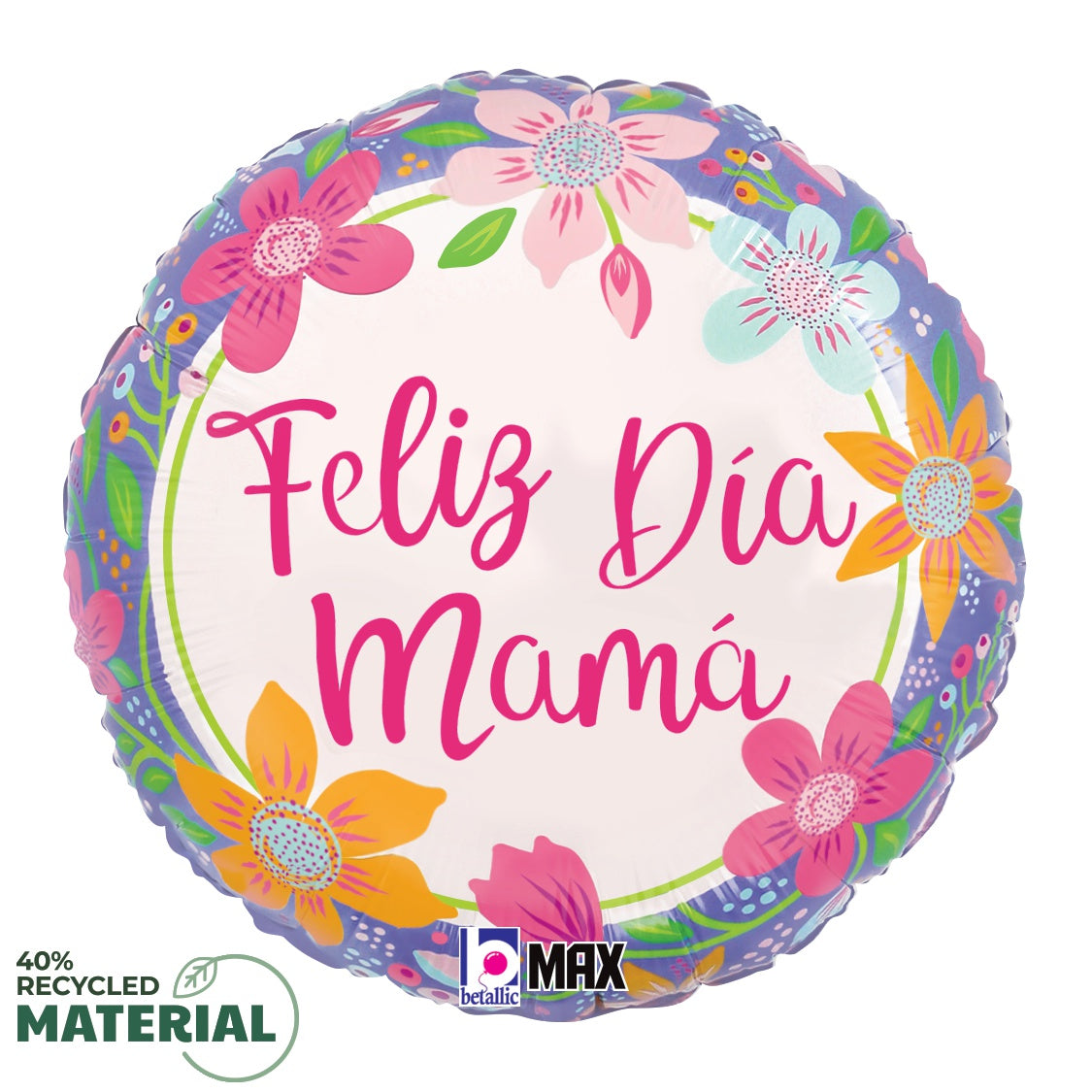 Feliz Dia Mama Flores Brillantes