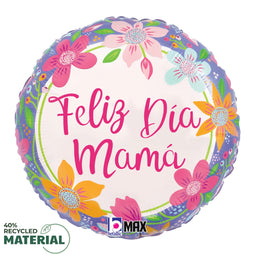 Feliz Dia Mama Flores Brillantes