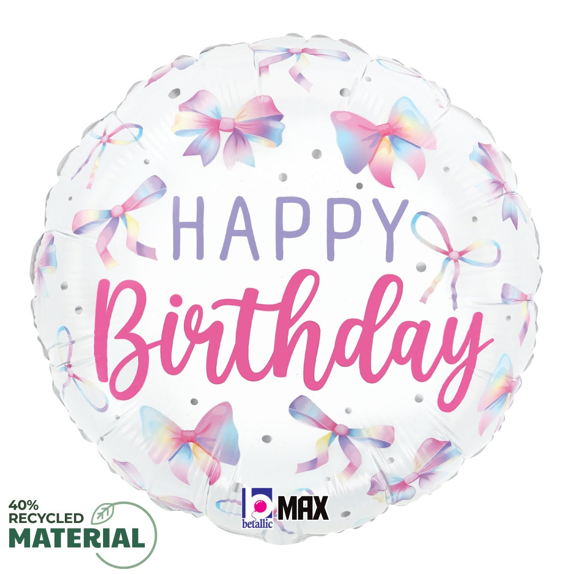 Multicolor Bow Birthday