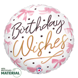 Pink Bow Birthday Wishes