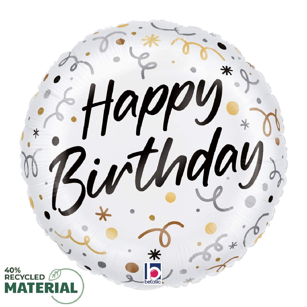 Satin Birthday Streamers