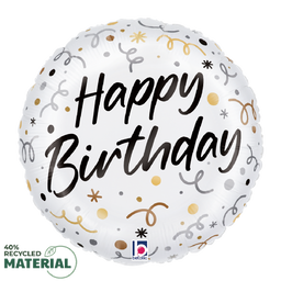 Satin Birthday Streamers