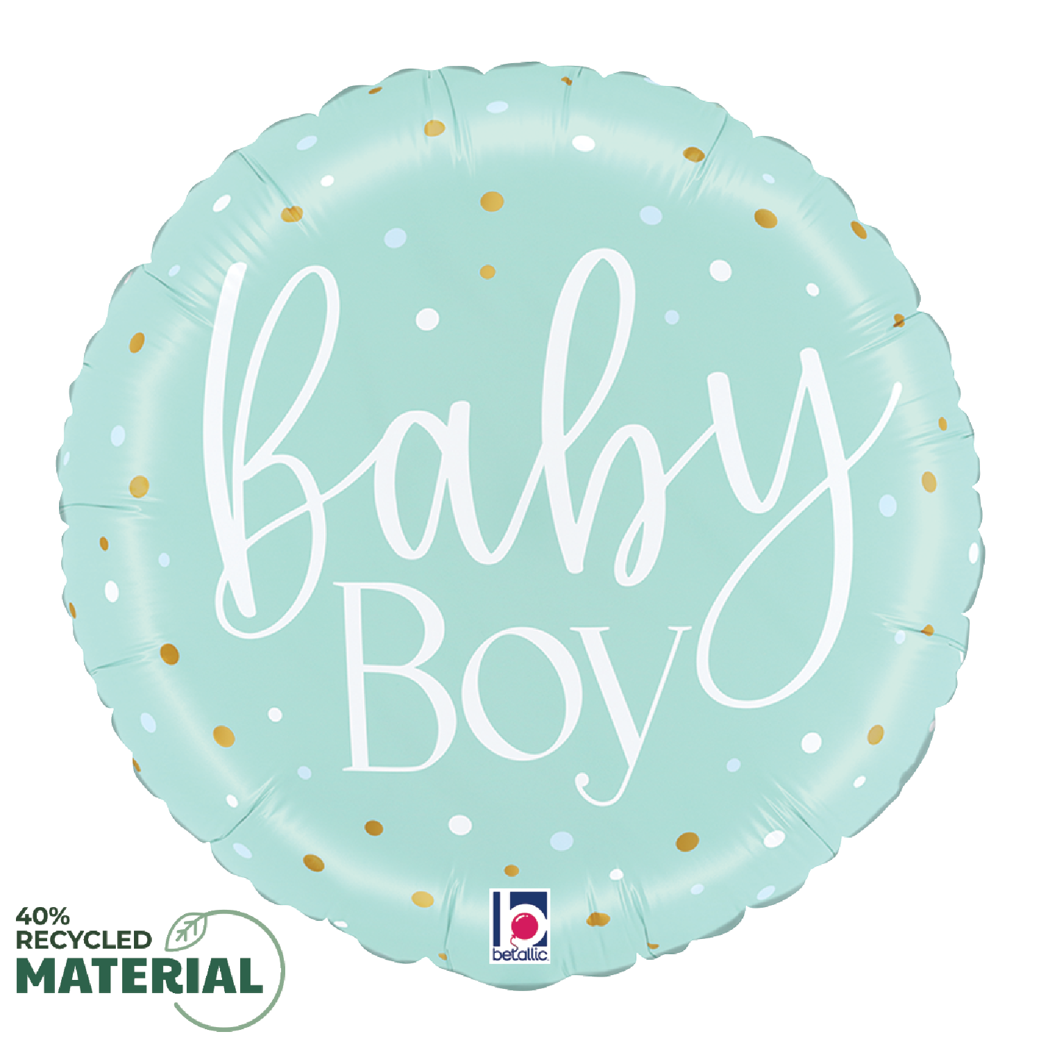 Baby Boy Blue Dots