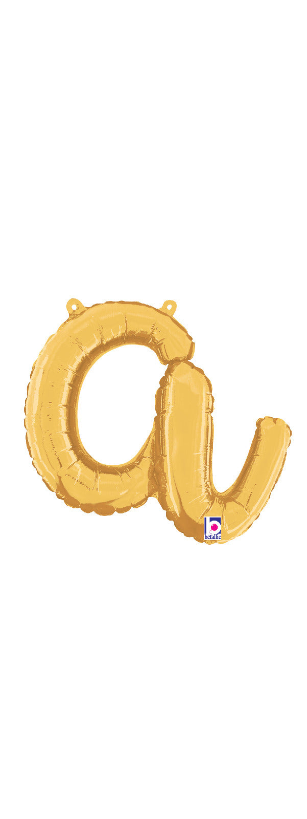 Script Letter "a" Gold